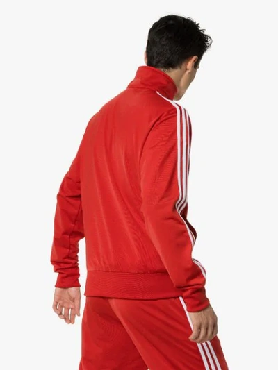 Shop Adidas Originals Firebird Track Jacket In Red