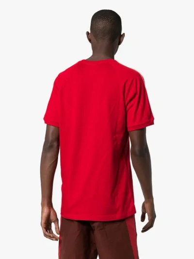 Shop Adidas Originals 3-stripe T-shirt In Red
