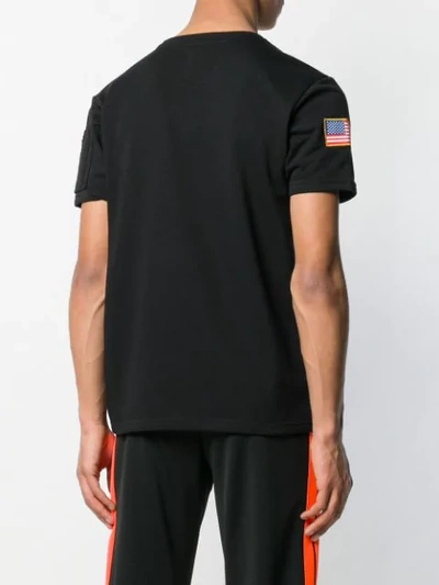 Shop Alpha Industries Nasa T-shirt In Black