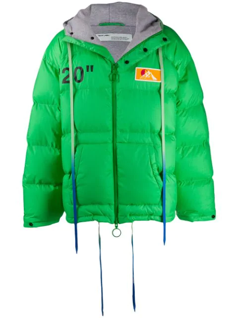 off white padded jacket