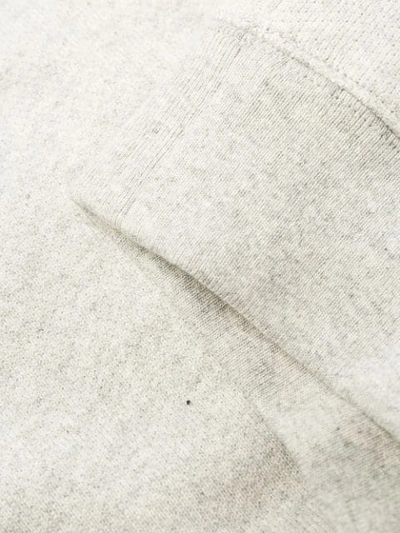 Shop Maison Margiela Contrast Sleeve Sweatshirt In Grey