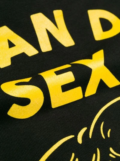 Gcds Logo Print T-shirt In Black