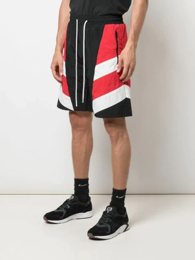 God's Masterful Children Striped Track Shirts In Red