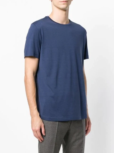Loro Piana T-shirt Mit Rundhalsausschnitt In Blue