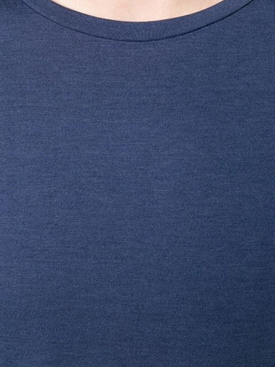 Shop Loro Piana T-shirt Mit Rundhalsausschnitt In Blue