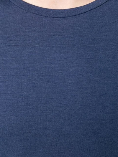 Loro Piana T-shirt Mit Rundhalsausschnitt In Blue