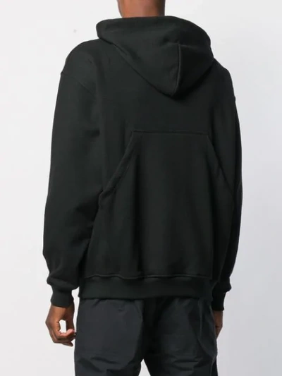 Shop Buscemi Hooded Logo Sweater In Black