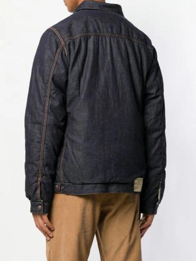 Shop Visvim Daunen-jeansjacke In Blue