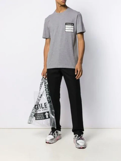 Shop Maison Margiela Stereotype T-shirt In Grey