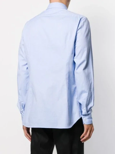 Shop Al Duca D'aosta Barba Long-sleeved Shirt In Blue