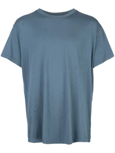 Shop Amiri Shotgun T-shirt In Blue