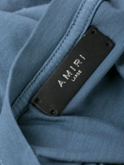 Shop Amiri Shotgun T-shirt In Blue