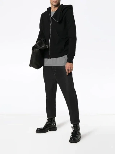 Shop Rick Owens Drkshdw Mountain Hoodie In Black