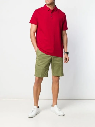 Shop Michael Michael Kors Polo T-shirt In Red