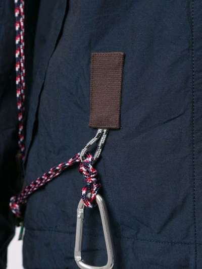 Shop Kolor Rope Detail Shirt Jacket In Blue