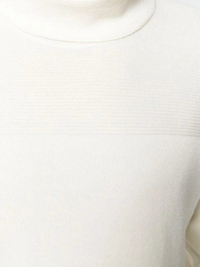 Shop Al Duca D'aosta Round Neck Jumper In White