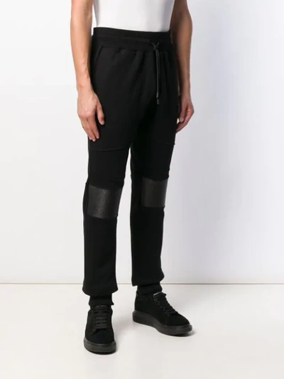 Shop Philipp Plein Statement Track Pants In Black