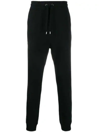 Shop Dondup Drawstring Waist Track Trousers In Black