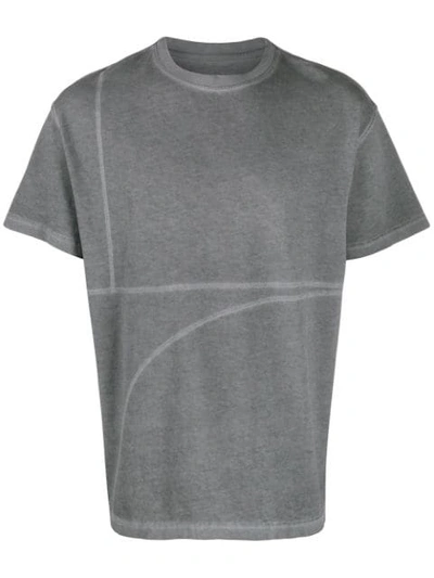 Shop A-cold-wall* Zweifarbiges T-shirt In Grey