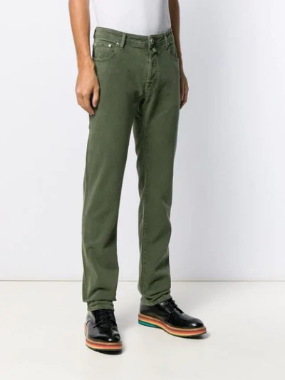 Shop Jacob Cohen Slim-fit Jeans In Green