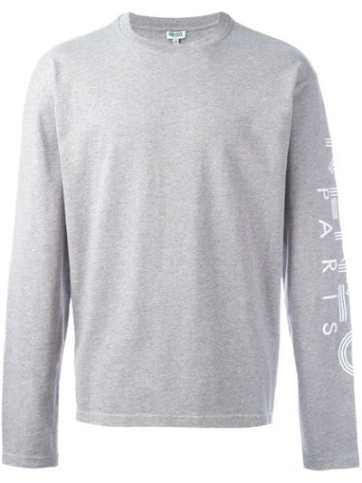Shop Kenzo Paris Sweatshirt In Grey