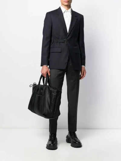 Prada Slim Tailored Trousers In Black
