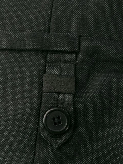 Prada Slim Tailored Trousers In Black