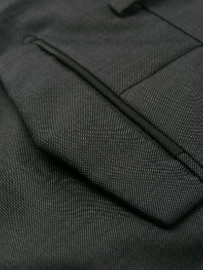 Shop Prada Slim Tailored Trousers In Black