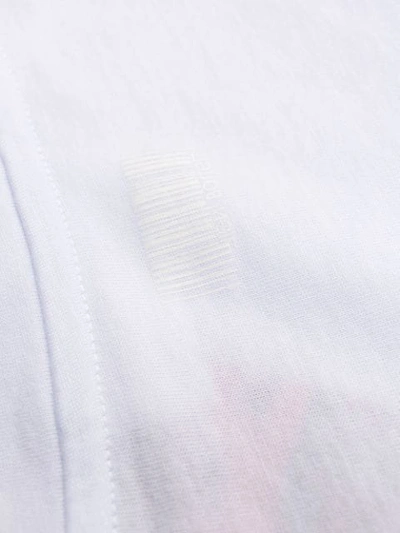 Neil Barrett Contrast Print T-shirt In White