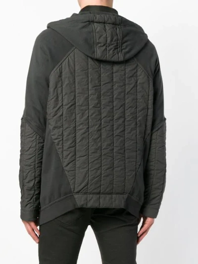 padded zip hoodie