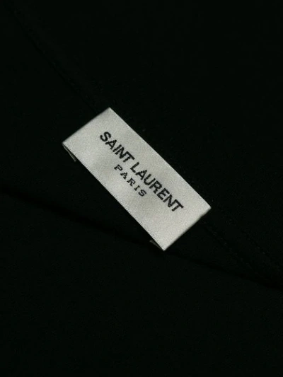 Shop Saint Laurent Printed T-shirt In Black
