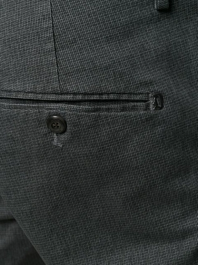 Shop Dondup Slim Fit Chinos In Grey