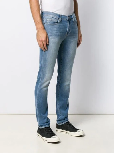 FRAME L'HOMME SKINNY JEANS - 蓝色