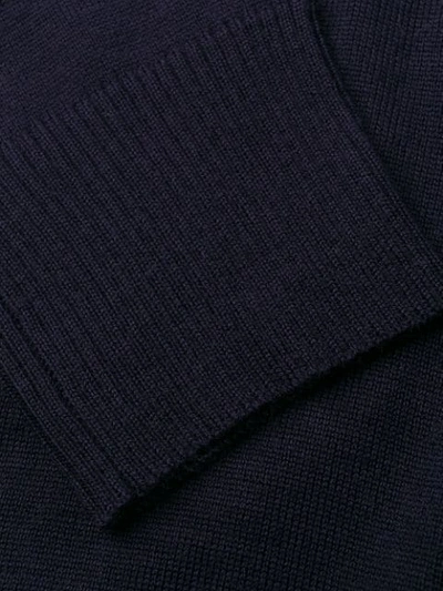 Shop Rossignol Anthelme Full Zip Sweater In Blue