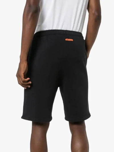 Shop Heron Preston Brand-label Track Shorts In Black