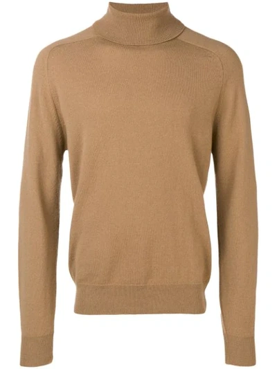 Shop Ami Alexandre Mattiussi Turtleneck Sweater In Neutrals