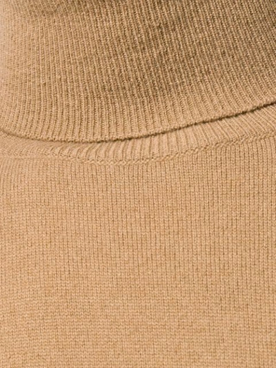 Shop Ami Alexandre Mattiussi Turtleneck Sweater In Neutrals