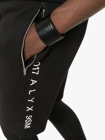 Shop Alyx Logo Track Shorts In Black