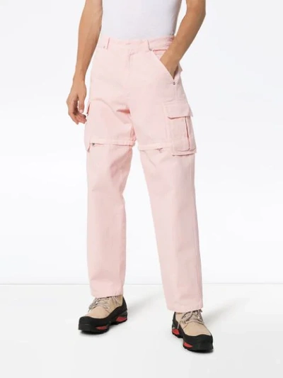 Shop Jacquemus Le Pantalon Pêche Trousers In Pink