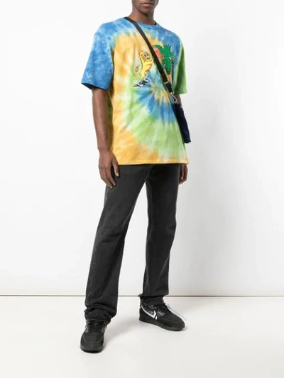 Shop Just Don Tie-dye T-shirt In Multicolour