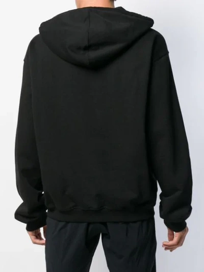 Shop Adish Tassel Detail Hoodie In Black