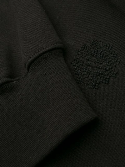 Shop Adish Tassel Detail Hoodie In Black