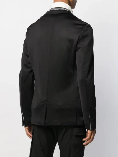 Shop Givenchy Patch Pocket Blazer In Black