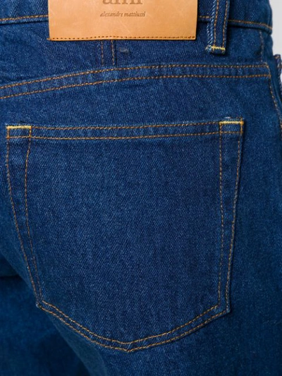 Shop Ami Alexandre Mattiussi Straight Leg Jeans In Blue