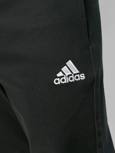 Shop Gosha Rubchinskiy X Adidas Coach Trousers In Black
