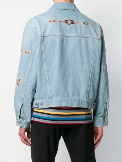 Shop Isabel Marant Jango Denim Jacket In Blue