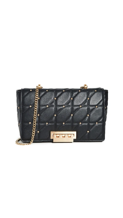 Shop Zac Zac Posen Earhette Jumbo Studded Bag In Black