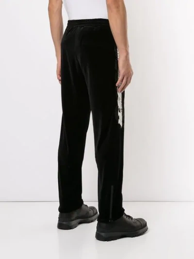 Shop Doublet Contrast Track Trousers In Black
