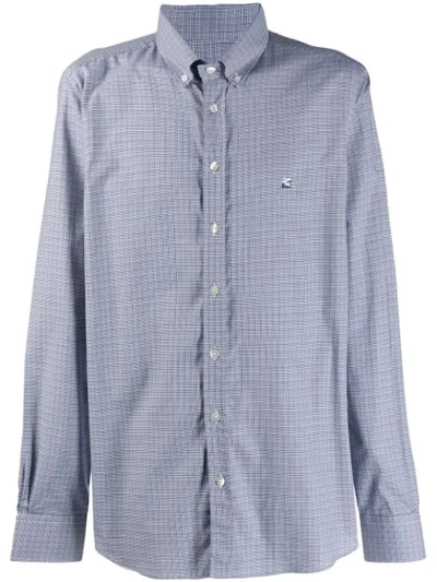 Shop Etro Patterned Shirt In White