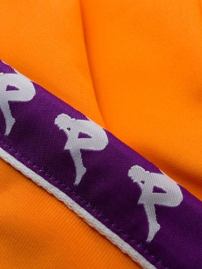 Shop Kappa Logo Tape Track Trousers In Orange